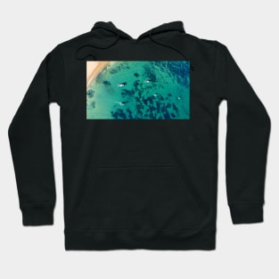 From above. Hoodie